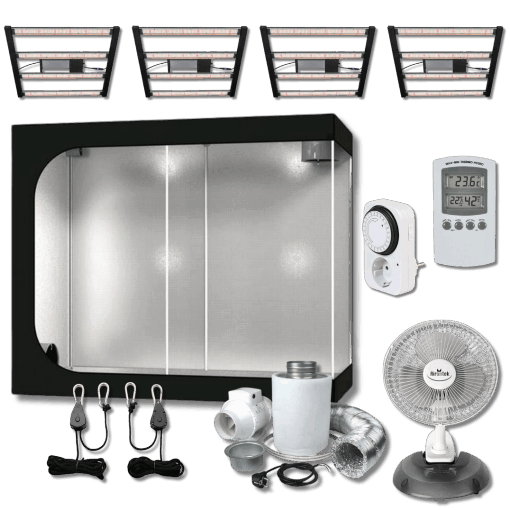 Komplet grokit – 4x720w Quantum led
