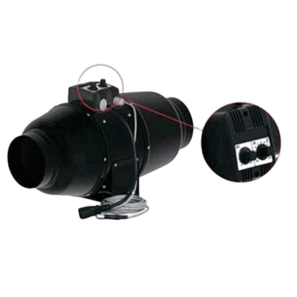 Ventilator Ultrasilent-ø100 til ø200 temp. kontrol