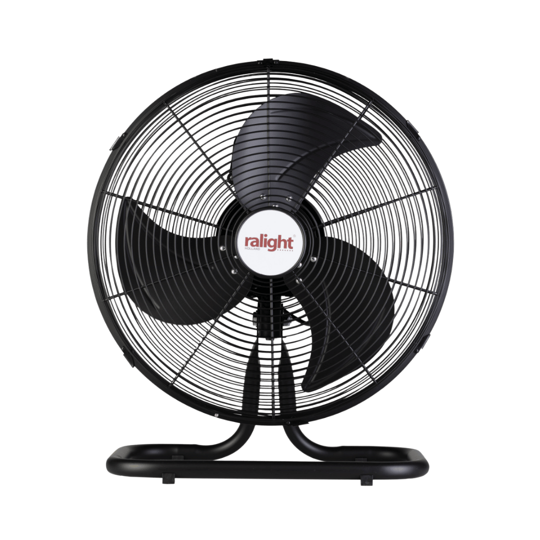 Ralight-gulvventilator-50-cm-110W-oscillerende-sort-1