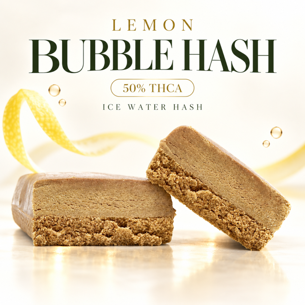 Lemon Bubble Hash – 50 % THCA